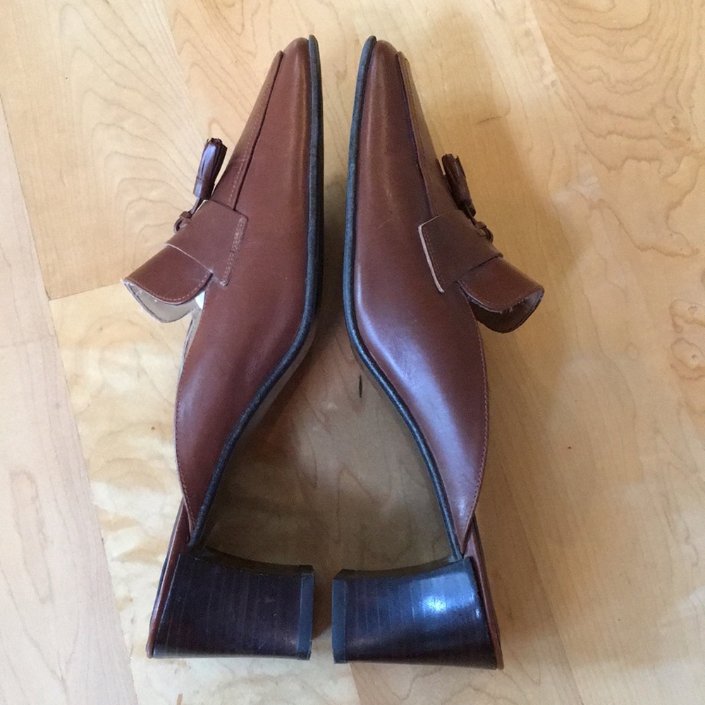 LRL Lauren Ralph Lauren | Leather Loafer Mules - Picture 7 of 12